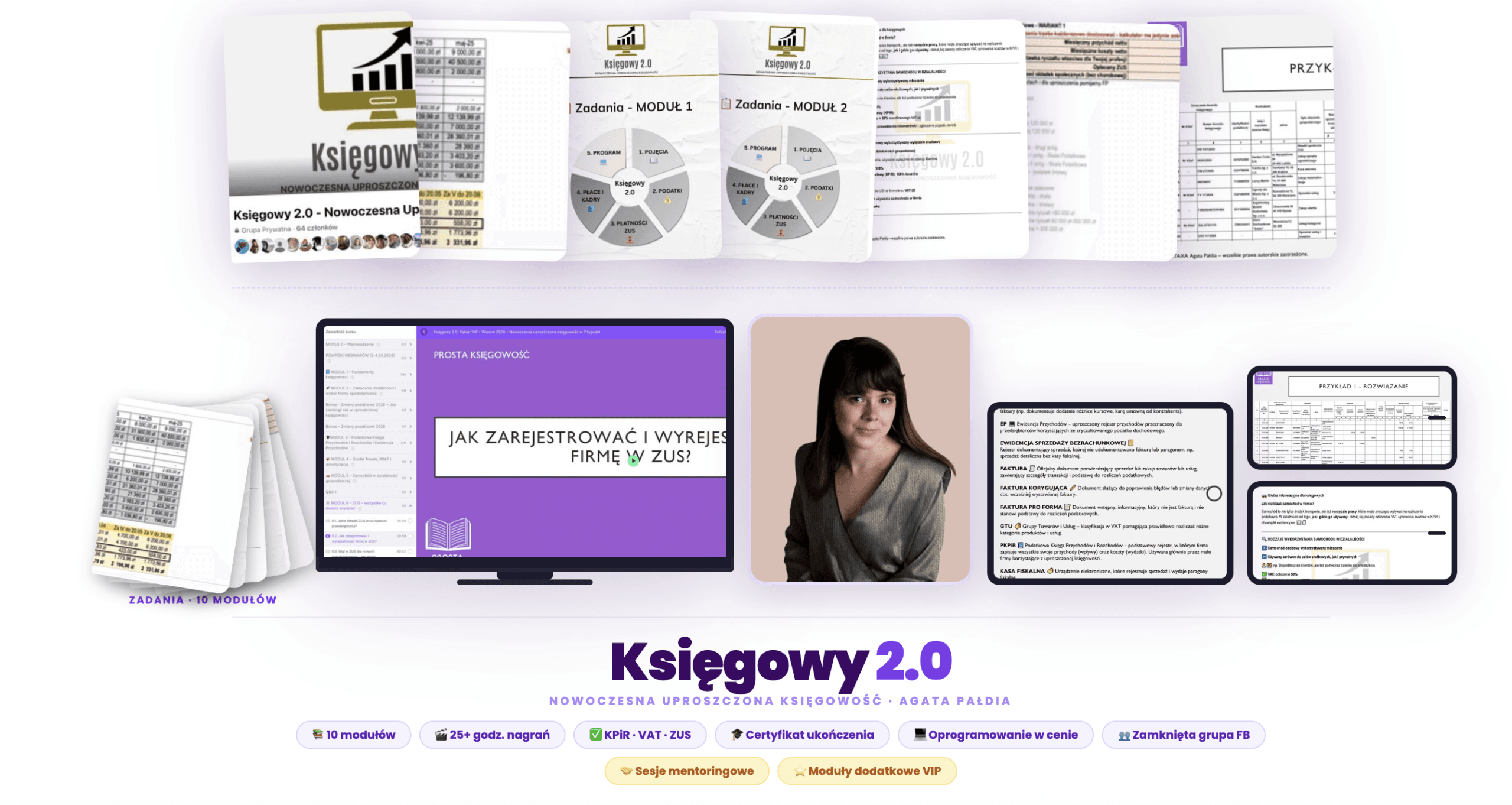 Kurs Księgowy 2.0 – materiały i zawartość